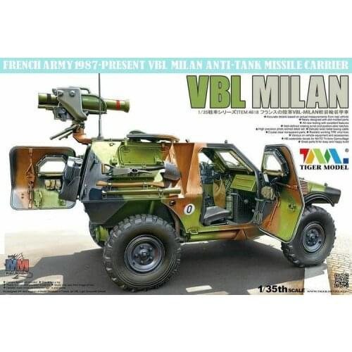 Tiger Model 1/35 Scale 4618 French Army VBL MILAN Anti-Tank Missile Carrier
