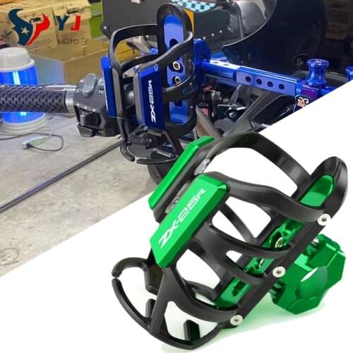 High Quality For KAWASAKI ZX-25R ZX25R ZX 25R 2019 2020 2021 New CNC Aluminum Water Cup Holder Motorcycle Acessories Bottle Cage