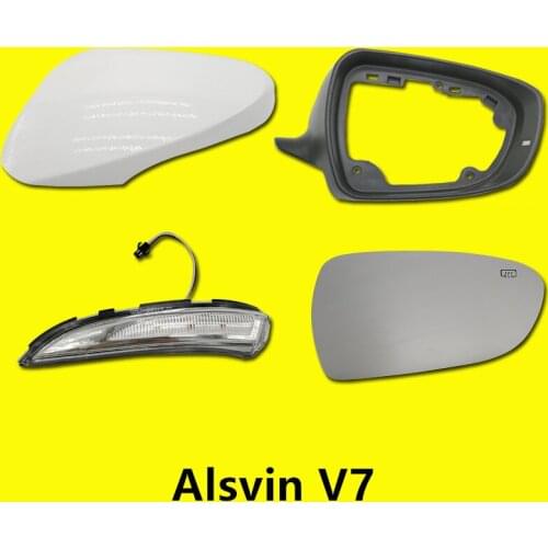 Reversing mirror assembly cover/Turn light/lamp for CHANGAN Alsvin V7 Heatable lens frame