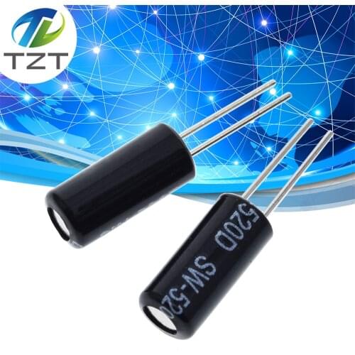 10pcs SW-520D Highly Sensitive SW-520D Metal Ball Angle Tilt Shaking Switch Vibration switch For arduino