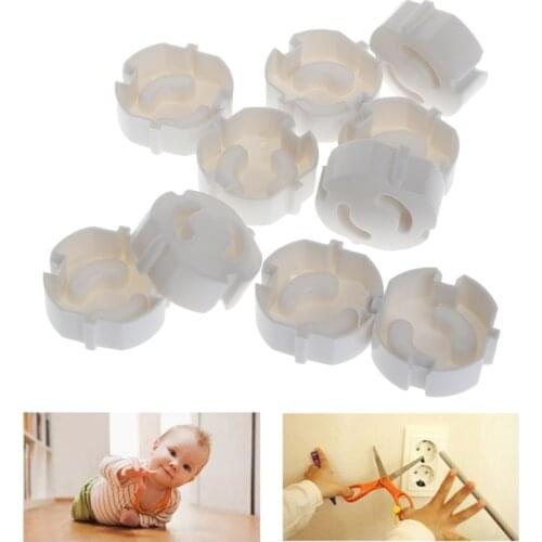 2018 NEW 10pcs Baby Safety Plug Socket Cover Protective Child Safety Plug Guard 2 Hole Baby Care