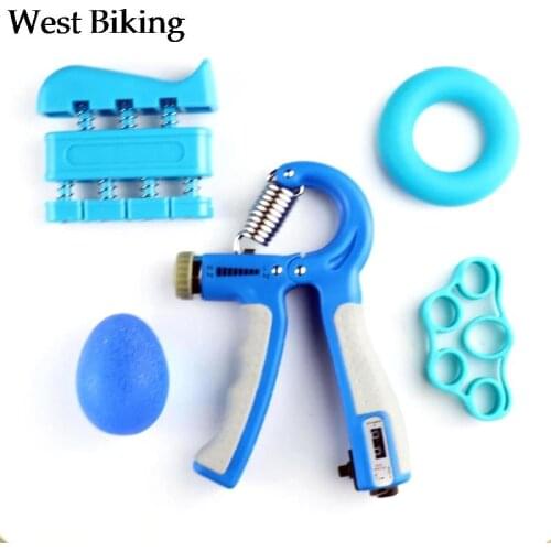 5 Pack Hand Grip Strengthener Workout Kit Forearm Grip Adjustable Resistance Hand Gripper, Finger Exerciser for Athlete