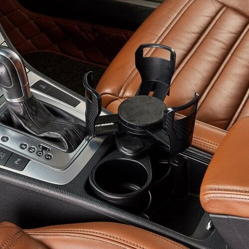 Cup Holder 360 Degree Rotating 2 In 1 Vehicle-mounted Slip-proof Water Car Cup Holder Multifunctional Dual Houder Auto Accessory