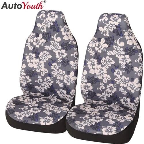 High Back Bucket Car Seat Cover Flowers Pattern Universal Accessories Seat Covers Universal Fits for Most Cars SUV Truck
