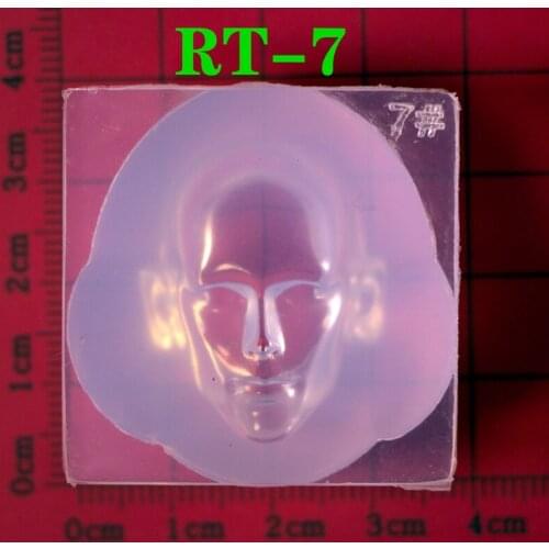 T8UE Human Face 3D Doll Epoxy Resin Mold Aromatherapy Plaster Silicone Mould DIY Crafts Ornaments Decoration Casting Tool