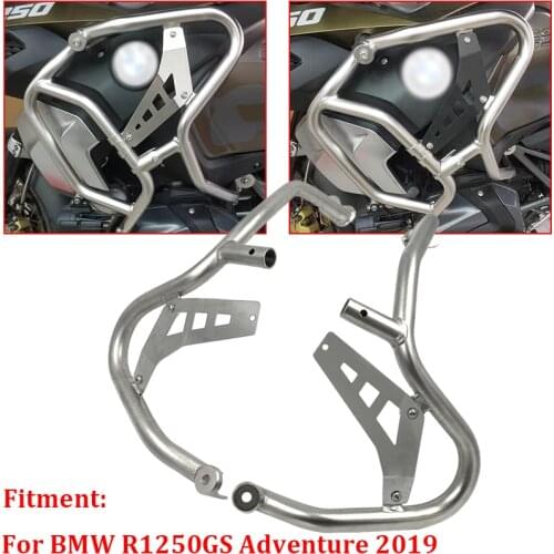 For BMW R1250GS ADV Adventure R1250GSA R1250HP R 1250 GS 2019 Motorcycle Engine Highway Guard Crash Bar Bumper Frame Protection
