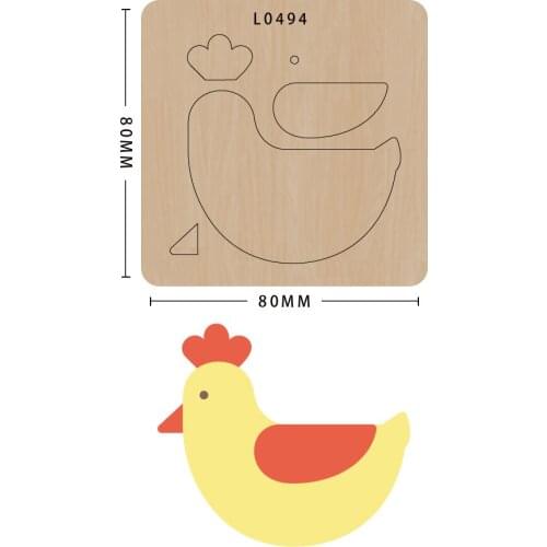 Knife Mold Wood Moulds Die Cut Accessories Wooden Dies Diy Cute Chick Handmade Crafts Making Decor Supplies Dies Template