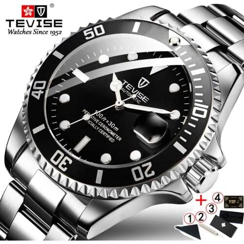 MDJMAX Mens Stainless Steel Watch