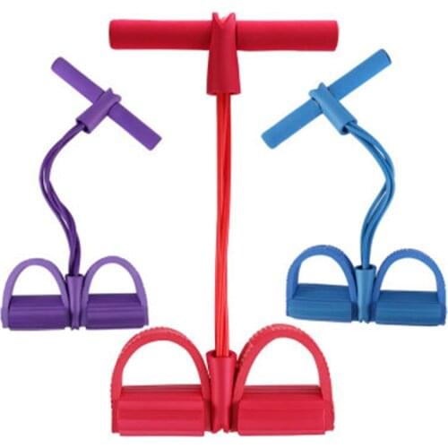 Multi Function Tension Rope Strong Fitness Resistance Bands Latex Pedal Women Men Sit Up Pull Ropes Yoga Fitness Equipment