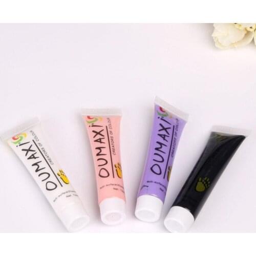 Set of 12 Colors 12ml Tubes Acrylic Paint Pigment for Nail Painting