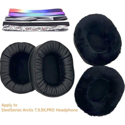 New Replacement Ear pads Memory Foam Thicken Leather Sleeve Earphone Earmuff Earpad for SteelSeries Arctis 7,9,9X,PRO Headphone