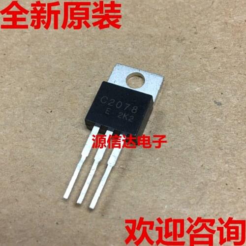 The new 2SC2078 C2078 3A 800V TO-220 high frequency power tube of upper separator is original and available