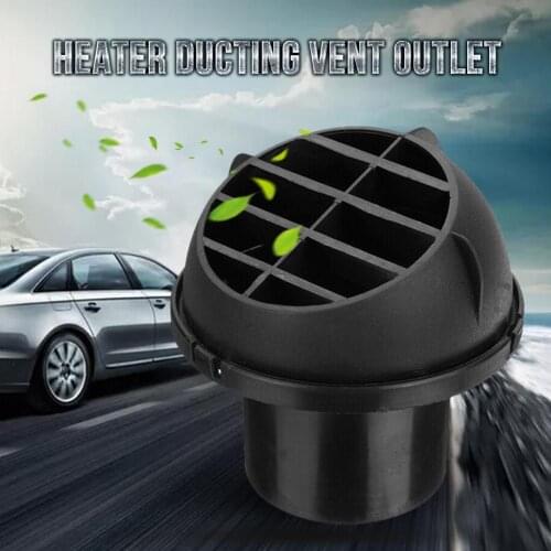 Rotatable Car Heater Duct Warm 75mm Air Vent Outlet For Eberspacher Webasto Propex Windscreen Auto Interior Acessories Black Hot