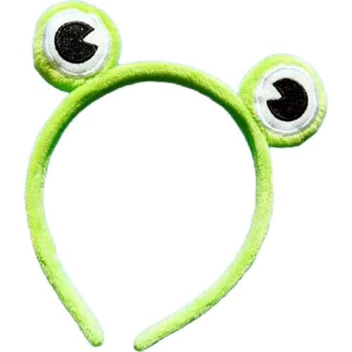 Funny Frog Makeup Headband Wide-brimmed Elastic Hairbands Cute Girls Hair Bands Women Hair Accessories Girls Hairband Headwear