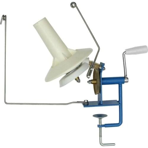 Large Metal Yarn Fiber String Ball Wool Hand Operated Cable Winder Machine Household Winder Holder Winder Fiber 10oz Heavy Duty
