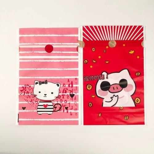 Pig Kitty Packaging Bag Cookie Use Gift Baking Fondant Tools