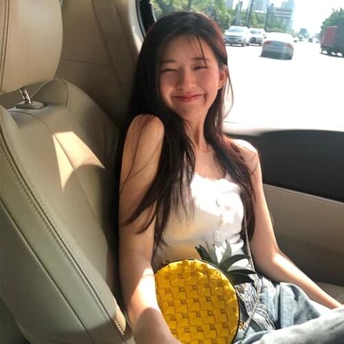 Sweet Women Soft Cotton O Neck Vest 2021 Summer Fashion Ladies High Street Casual Bow Lace Vest Female Solid Color Vest Top