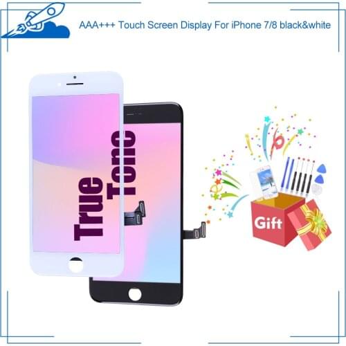 Grade A+ EBS Incell For iPhone 6 6S 7 8 Plus LCD With 3D Force LCD Touch Screen Digitizer Assembly Parts True Tone Supported