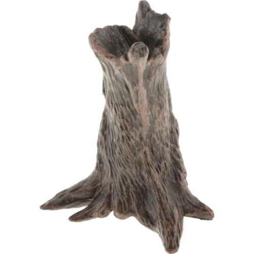 1pc Sand Table Tree Stump Model Landscape Simulation DIY Fairy Garden Decor