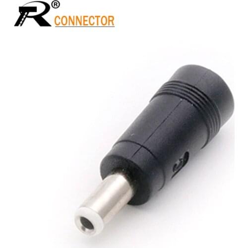 3pcs DC 5525 Male Plug 5.5*2.1 mm female jack to 5.5*2.5 mm male Plug 180 Degrees DC Power Connector Adapter Laptop