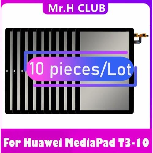 10 Pcs 9.6" Touch For Huawei MediaPad T3 10 T3-10 AGS-L03 AGS-L09 AGS-W09 T3 Touch Screen Front Glass Digitizer Free Shipping