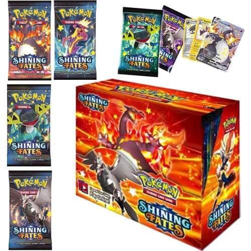 2021 NEW Pokemon Cards 360Pcs English Pokemon TCG: Shining Fates Booster Box Trading Card Game Collection Toys
