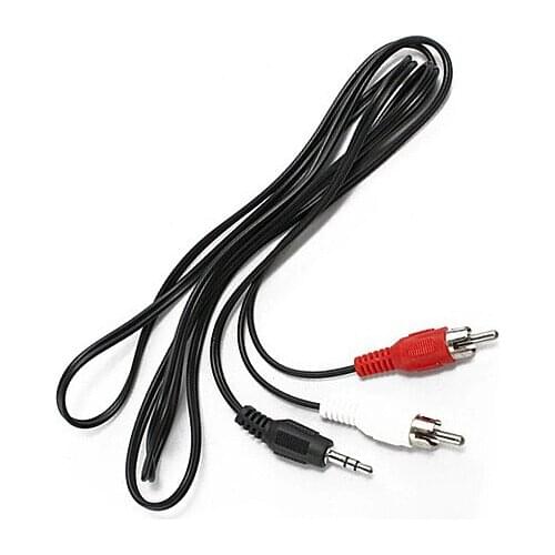 A Ausuky New Adapter Cable 3.5mm M/M to AV RCA Audio -15