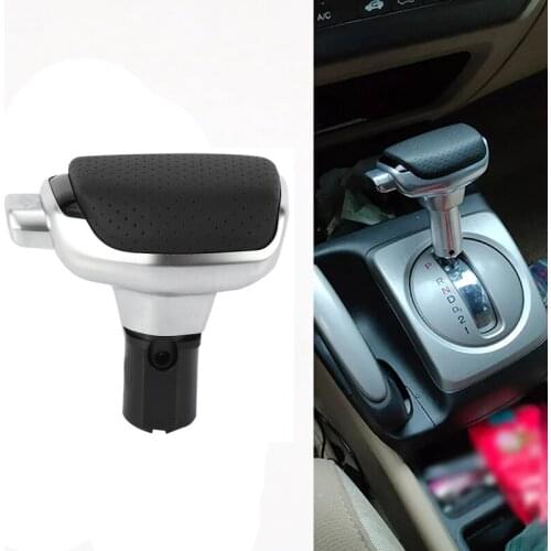 Car Automatic Leather Gear Shift Knob Shift Lever for Honda Civic VII VIII IX Accord VII 2003-2007