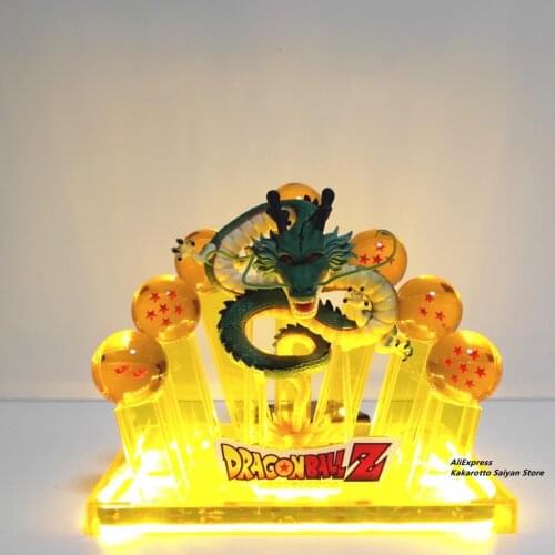 Dragon Ball Z Shenron Crystal Balls Led Action Figures Model Toy Dragon Ball Super Anime Shenlong Led Figurine DBZ