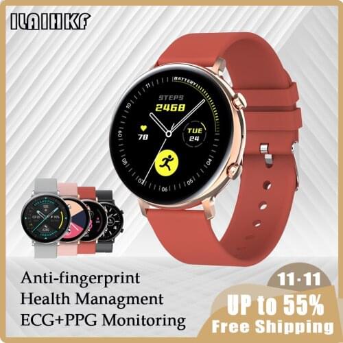 GW33 Man Watch Full Touch HD Screen Women Smartwatch ECG PPG Heart Rate Monitor Watch Fitness Tracker Bracelet For Android IOS