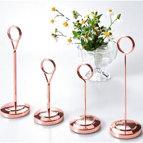 20pcs/lot Stainless Steel Table Number Plate High Quality Restauran Meal Stand Number Clip wholesale