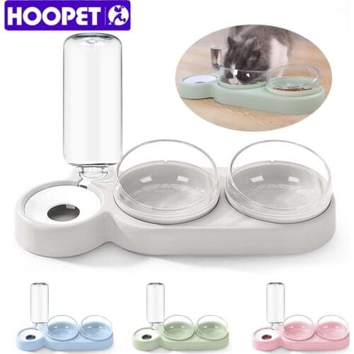 HOOPET 3-in-1 Pet Bottle for Cat Dog Water Pet Dog Bowls for Dogs Small Large Dogs Puppy Cat Drinking Bowl Dispenser Feeder