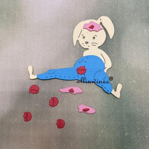 New Easter bunny decoration Metal Cutting Dies for DIY Scrapbooking Album Paper Cards Decorative Crafts Embossing Die Cuts