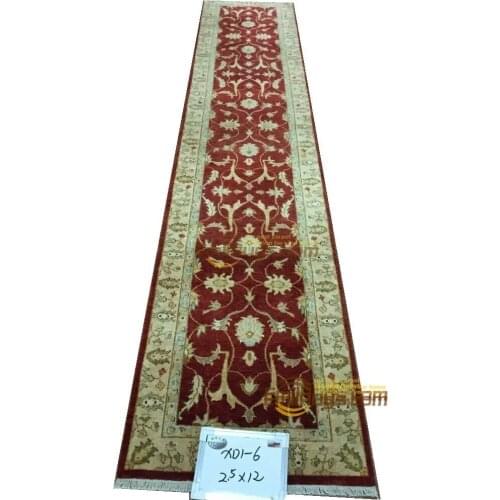 Original single export Turkish handmade carpets OUSHAK Ozarks pure wool carpet XD1-6 2.5x12gc47zieyg28