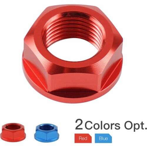 M16XP1.5 Front Axle Nut Bolt For Honda CRF250R CRF450R 2004-2021 2020 CRF 250R 450R CRF450X CRF250X CRF 450RX 250RX 450L 1000L