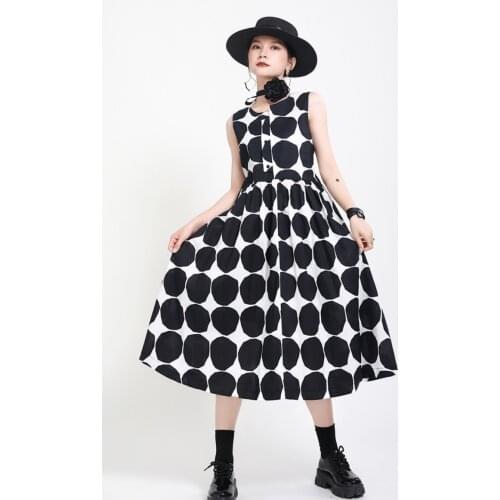 2020 New Fashion Yamamoto Dark Wind Before And After Two Wear Waist Waist Wave Sleeveless vest dress black