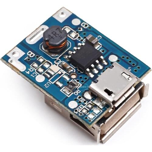 5V Boost Converter Step-Up Power Module Lithium Battery Charging Protection Board LED Display USB For DIY Charger 134N3P