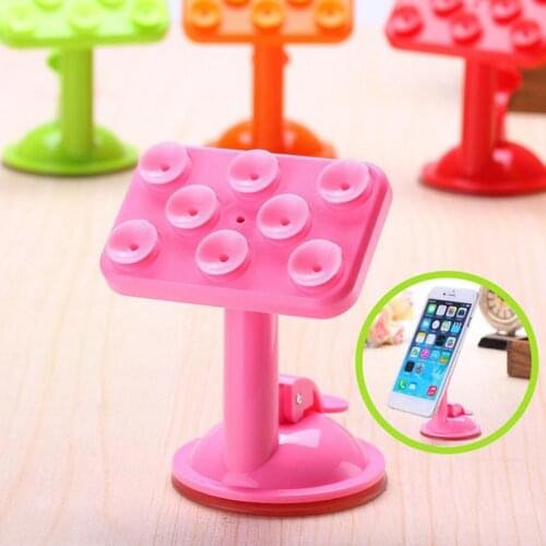 Sturdy Useful Cellphone Suction Cup Holder Phone Accessories Mobile Phone Stand Space-saving for Vehicle