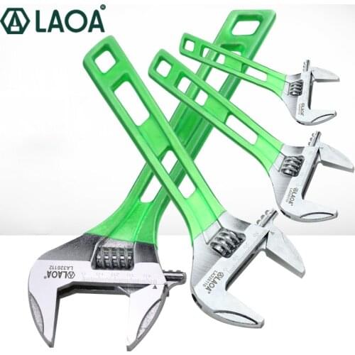 LAOA Adjustable Spanner Open Wrench Tools Ousehold Maintenance Tool 6inch 8inch 10inch 12inch