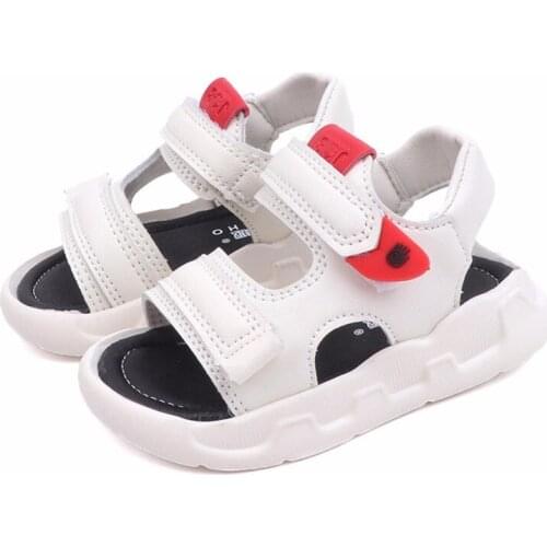 2020 New Summer Shoes For Girls Baby Cork Shoes Boys Beach Sandals Fashion Anti-slippery Casual Childrens Sandals Size 21-36