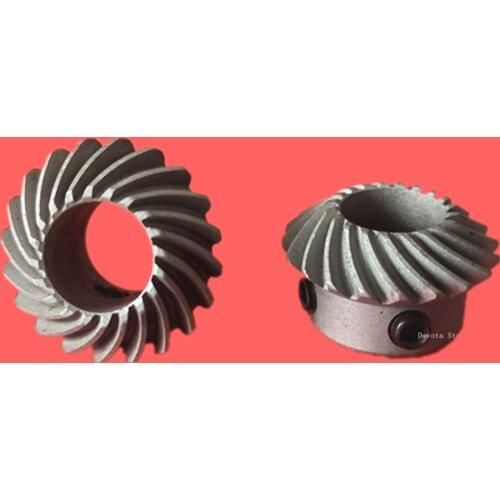 1:1 Spiral Helical Bevel Gear 1M 20T 6/8/10 mm Bore Car model differential DIY 40Cr steel gear 90 degree installation