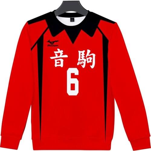 Anime Haikyuu Cosplay Costume Sweatshirts Kozume Kenma Kuroo Tetsurou 3D Hoodies Plus Size uniform Men Women College clothing