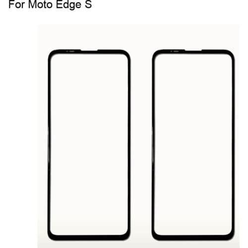 High quality For Moto Edge S Front Outer Glass Lens Touch Screen Outer Glass without Flex cable For Moto EdgeS