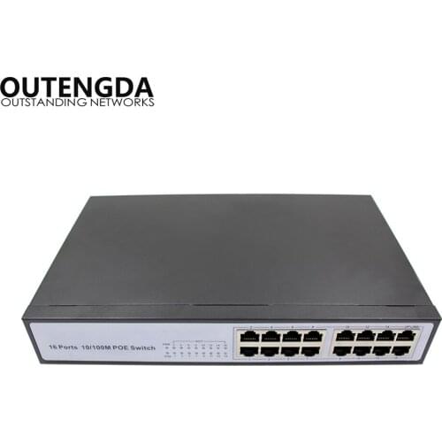 High quality best cctv Network Switch 16 port poe switch with built-in power 150w