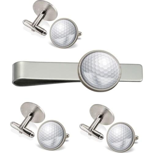 Customize High Quality Any Logo CuffLinks Tie Clip Bar