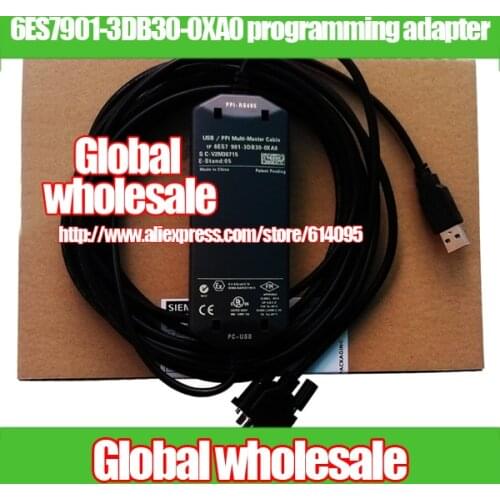 1kit S7-200PLC programming cable for Siemens / 6ES7901-3DB30-0XA0 USB programming adapter USB-PPI + KTP600DP OP77A smart700/1000