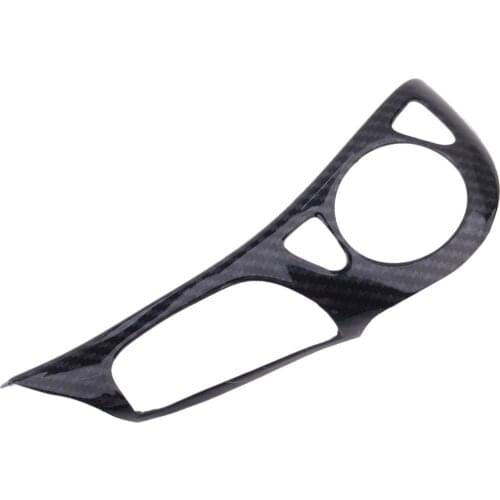 1Pair Carbon Fiber Black Steering Wheel Button Decor Cover Trim Styling Moulding ABS Fit For Honda Accord 2014 2015 2016 2017