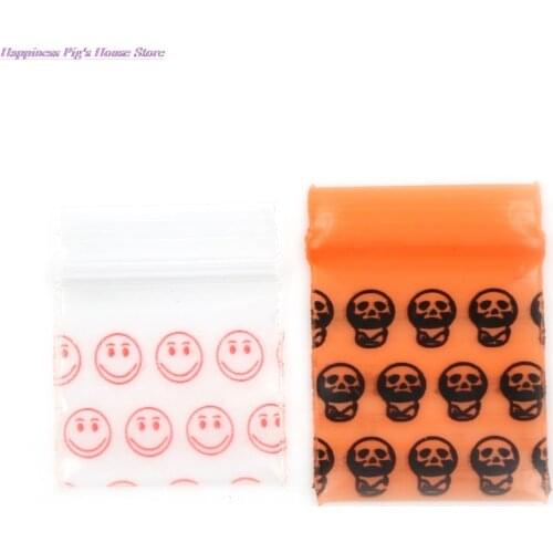 100Pcs Cheaper Small Plastic Zipper Bag Plastic Packaging Bags Ziplock Bag Ziplock Pill Packaging Pouches Mini Zip lock Bags