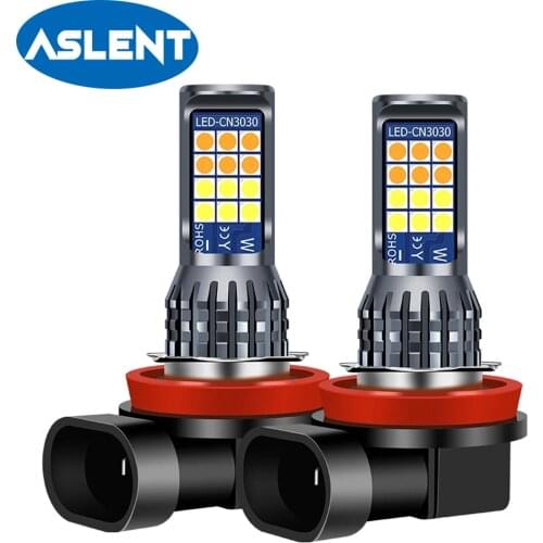 2pcs H8 H11 LED Bulb 9006 HB4 9005 LED Fog Lights 6000K 12V 24V White Yellow Green Lemon Ice Blue Car Driving lights Auto Lamp