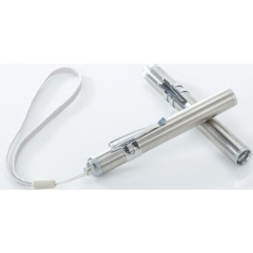 2pc Mini LED Flashlight Portable Work Light Medical First Aid Pen Light Torch Lamp For Doctor Nurse Diagnostic Outdoor Camping